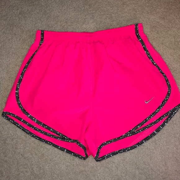 bright pink nike shorts